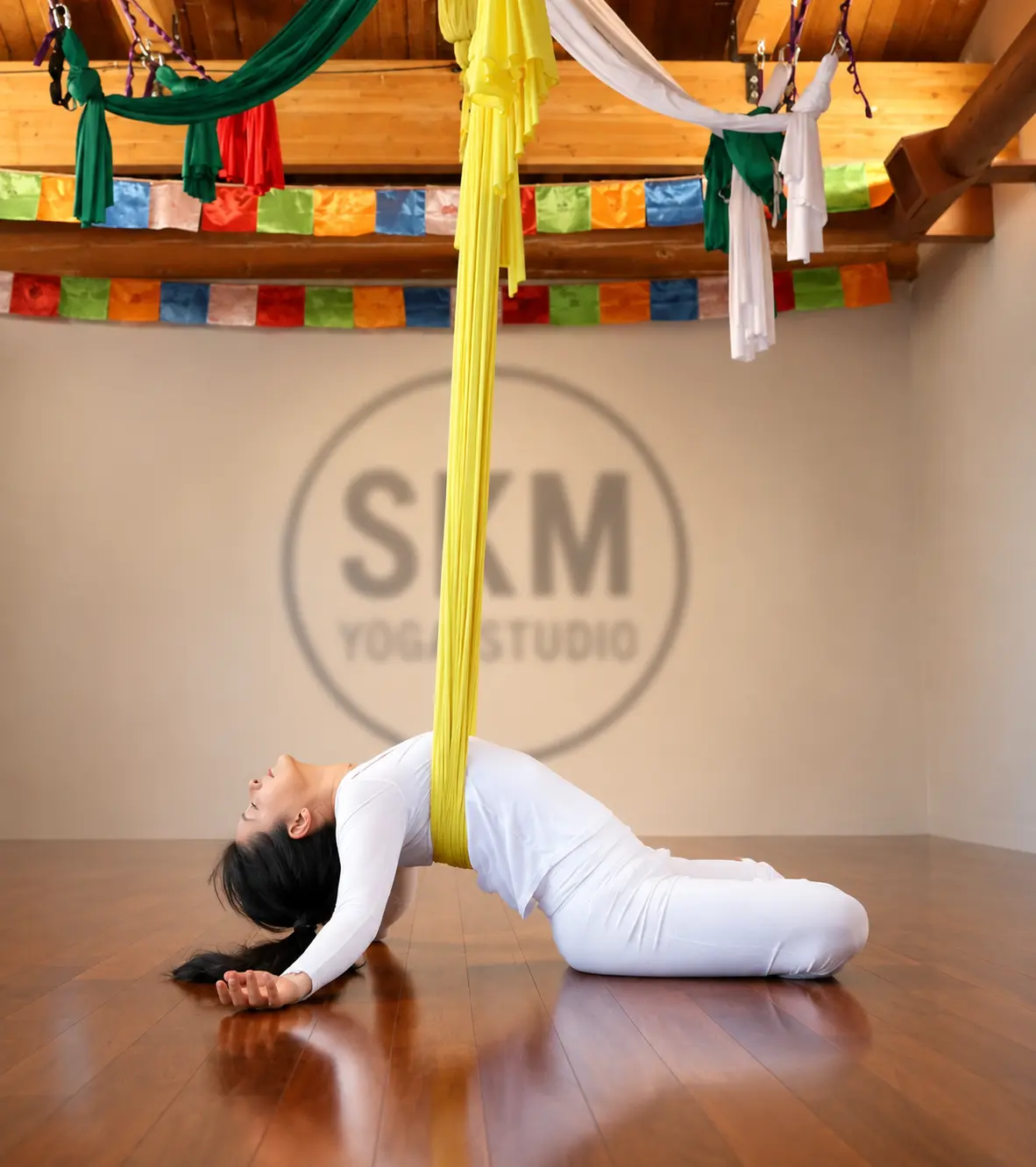 Aerial Hammock Yoga in Noida