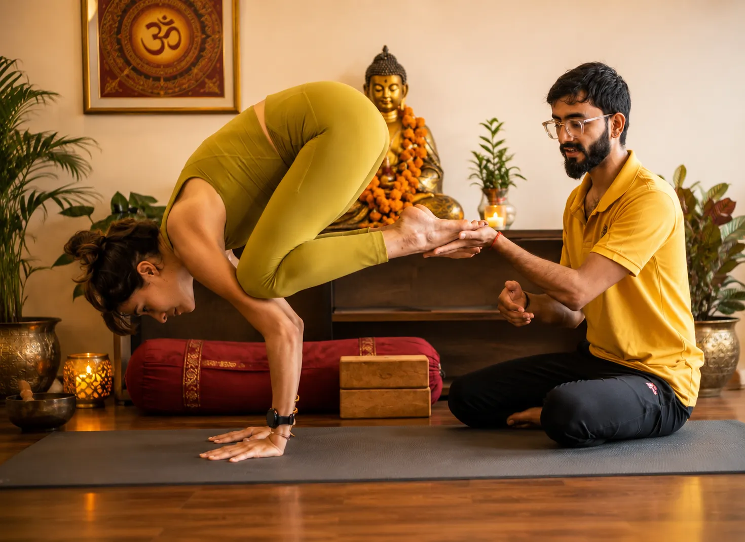 Holistic Home Yoga Program at SKM Yoga Studio Noida